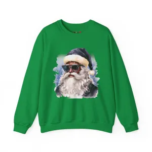 Black Santa 5 Unisex Heavy Blend™ Crewneck Sweatshirt