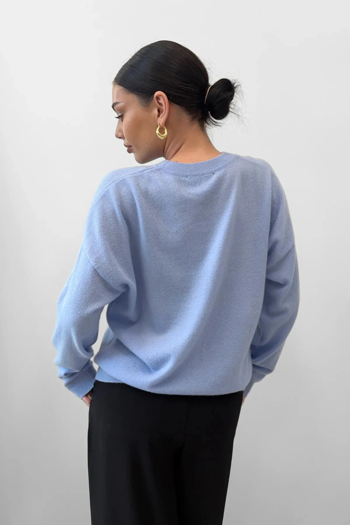 Blak Sweet Rewind Jumper - Sky Blue