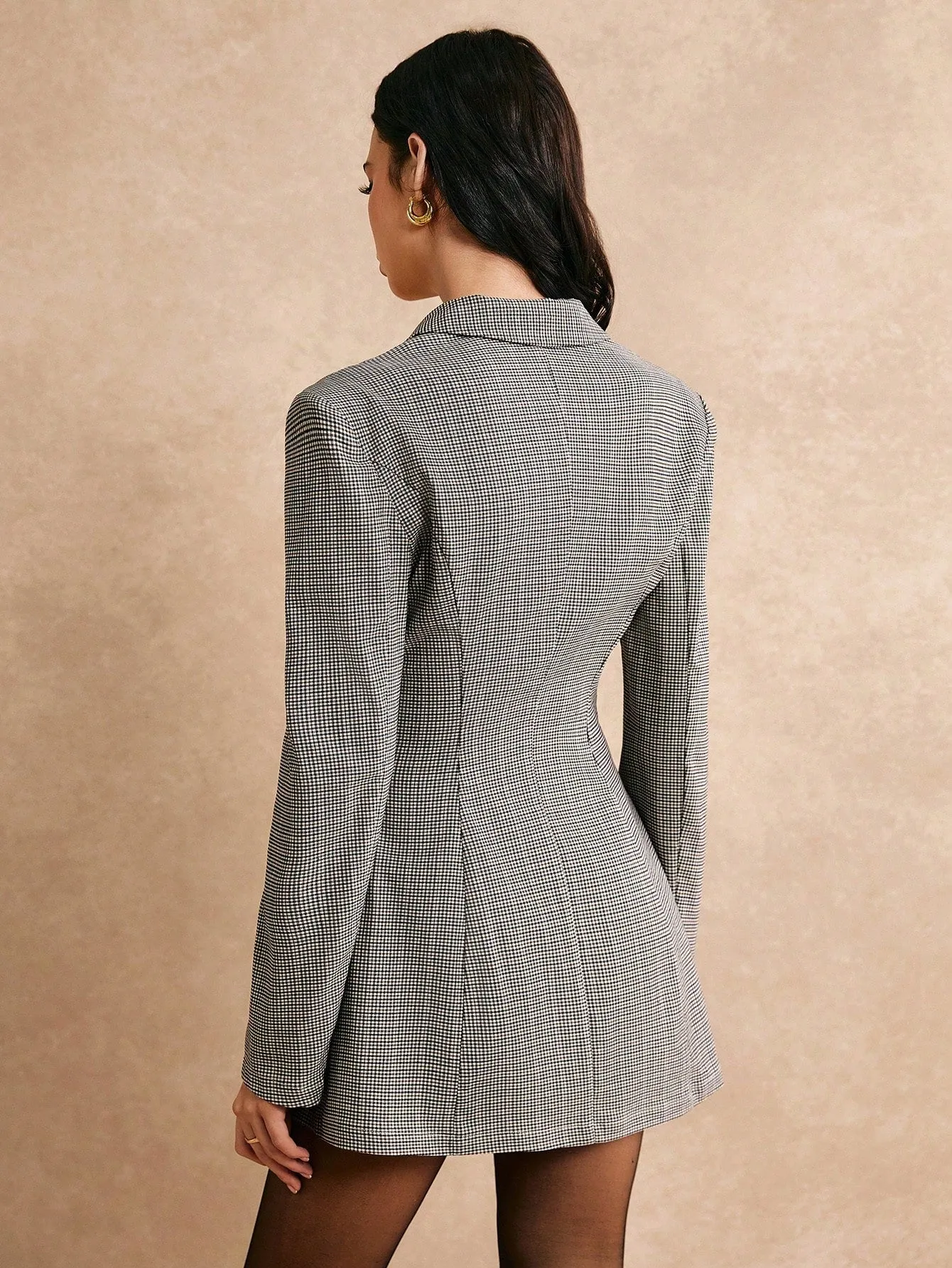 Blazer a cuadros para mujer en Cherry Vibes