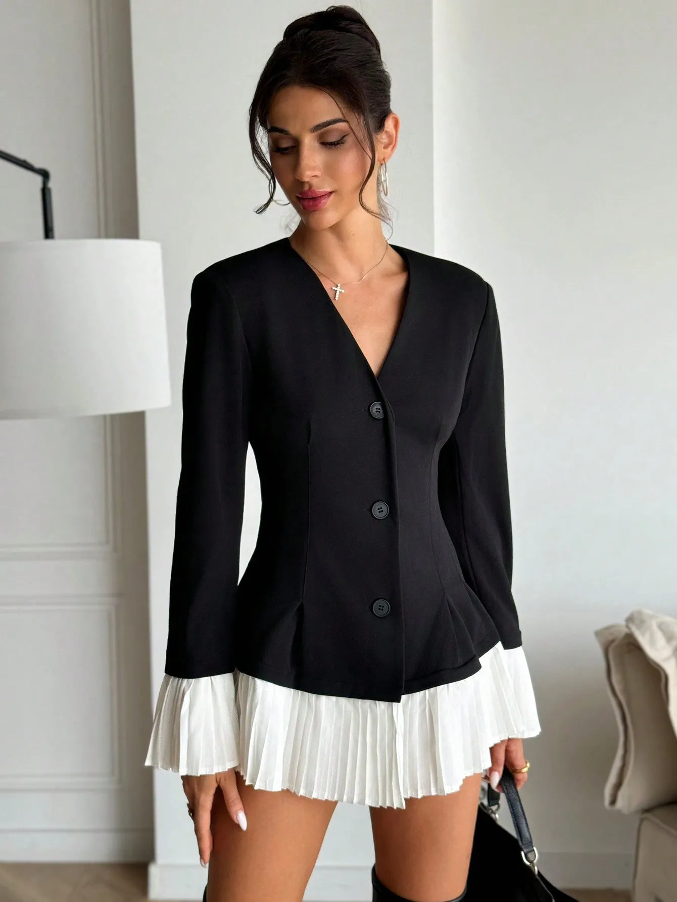 Blazer elegante Firerie para mujer - Cherry Vibes