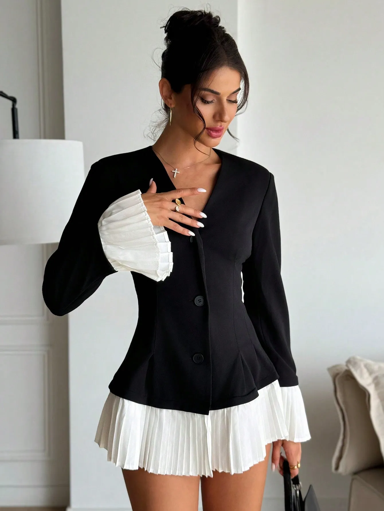 Blazer elegante Firerie para mujer - Cherry Vibes
