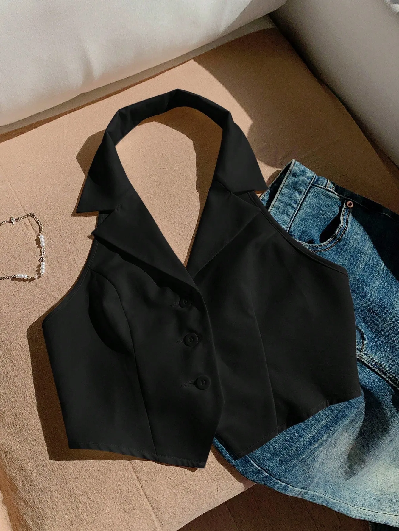 Blazer EZwear sin mangas para mujer