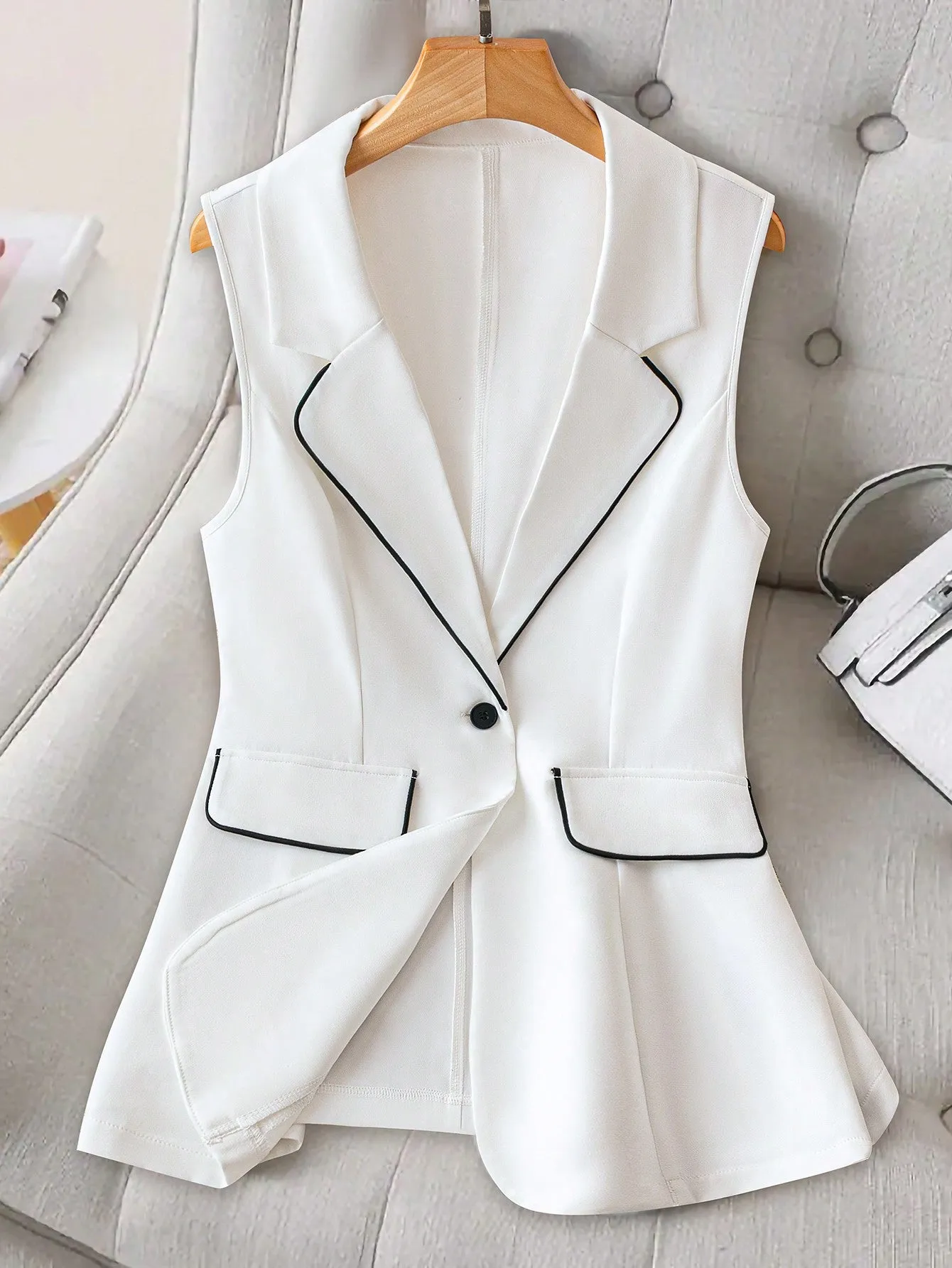Blazer sin mangas Clasi de Cherry Vibes para mujer