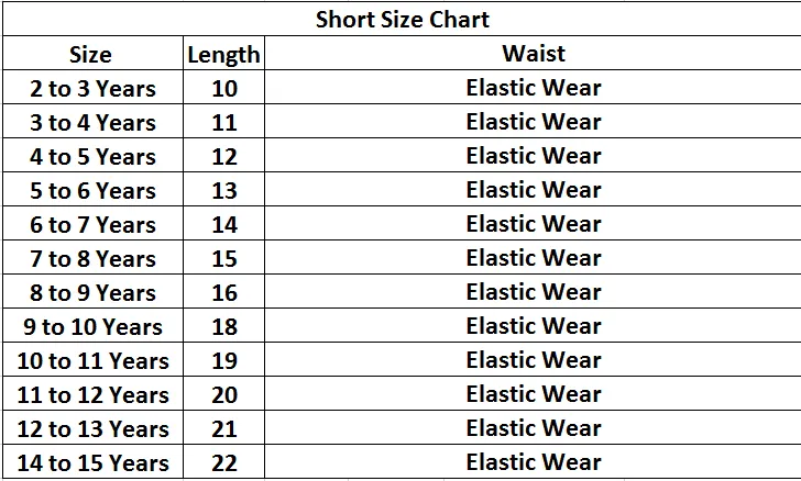 Boys Cotton Short Color Lime-Yellow