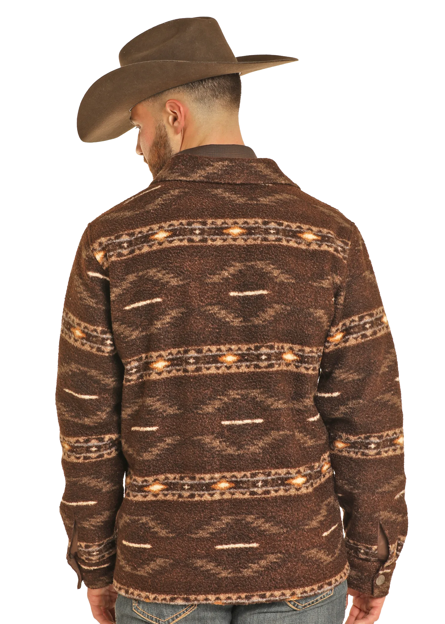 Brown Aztec Berber Jacket