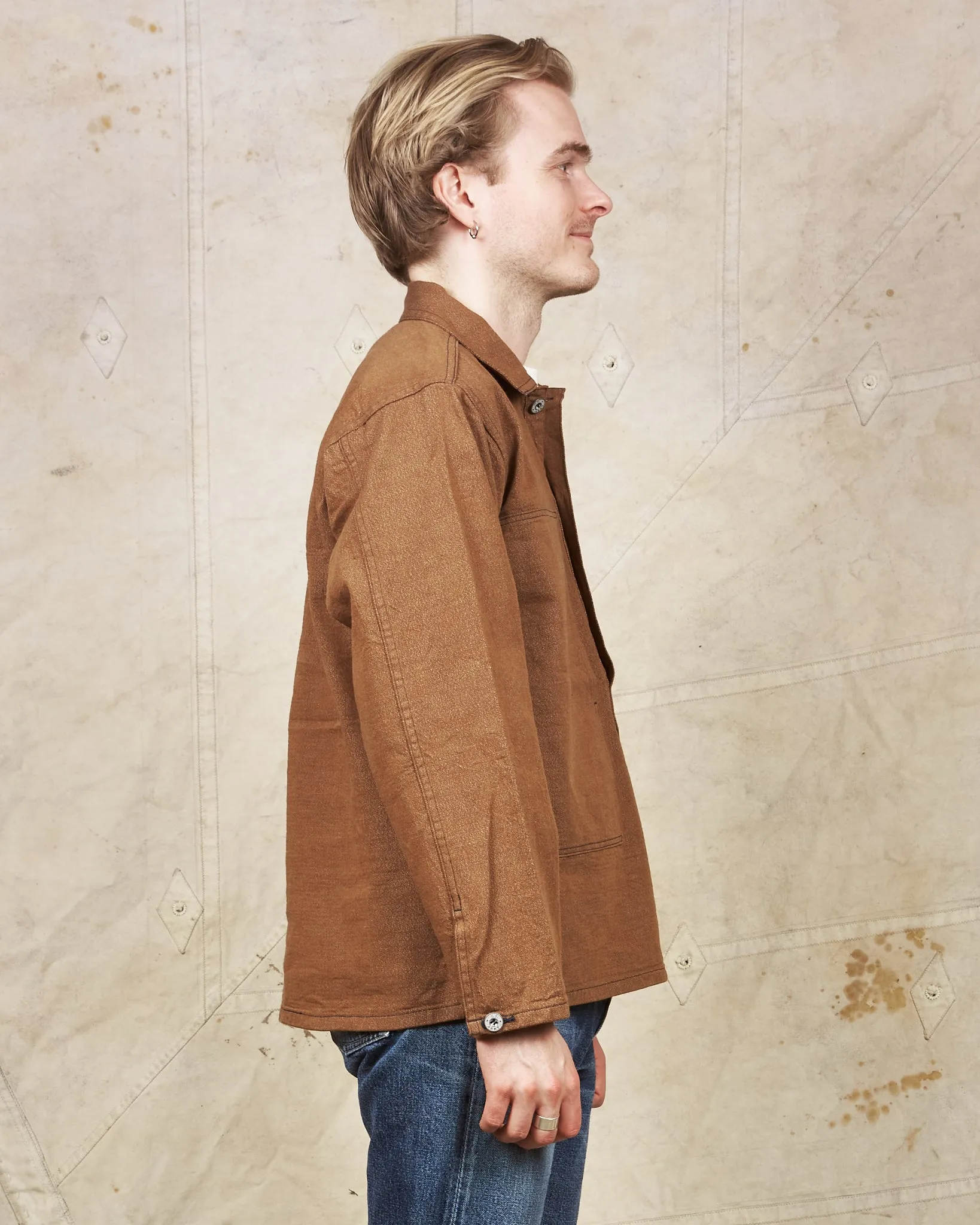 Buzz Rickson's Brown Denim Pullover Jacket