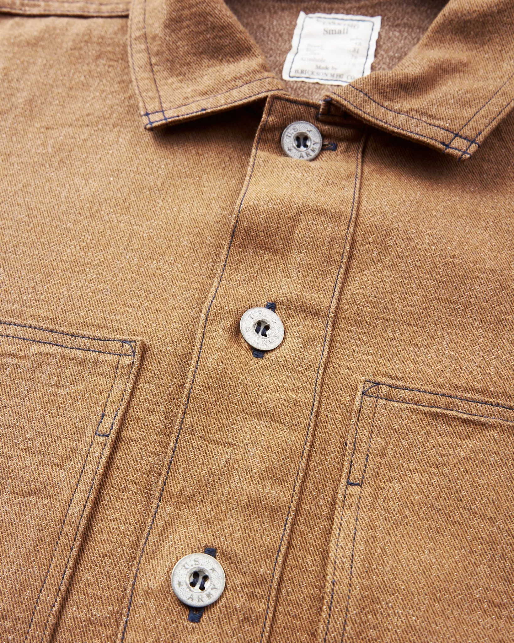 Buzz Rickson's Brown Denim Pullover Jacket
