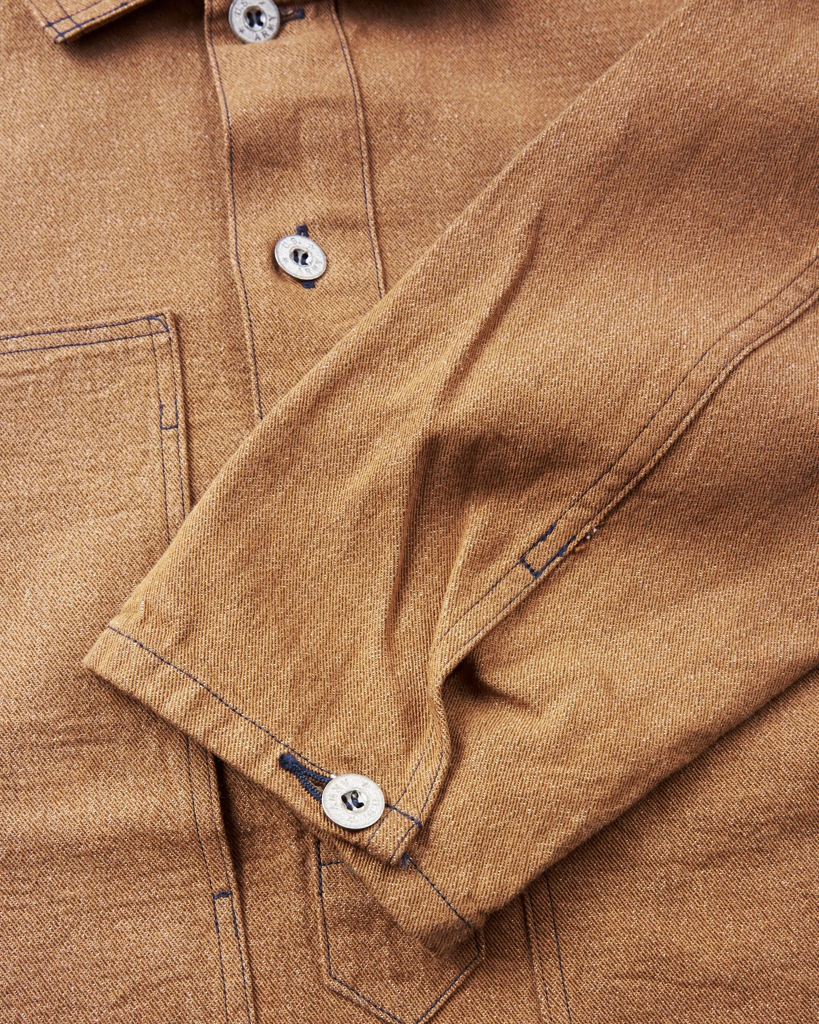 Buzz Rickson's Brown Denim Pullover Jacket