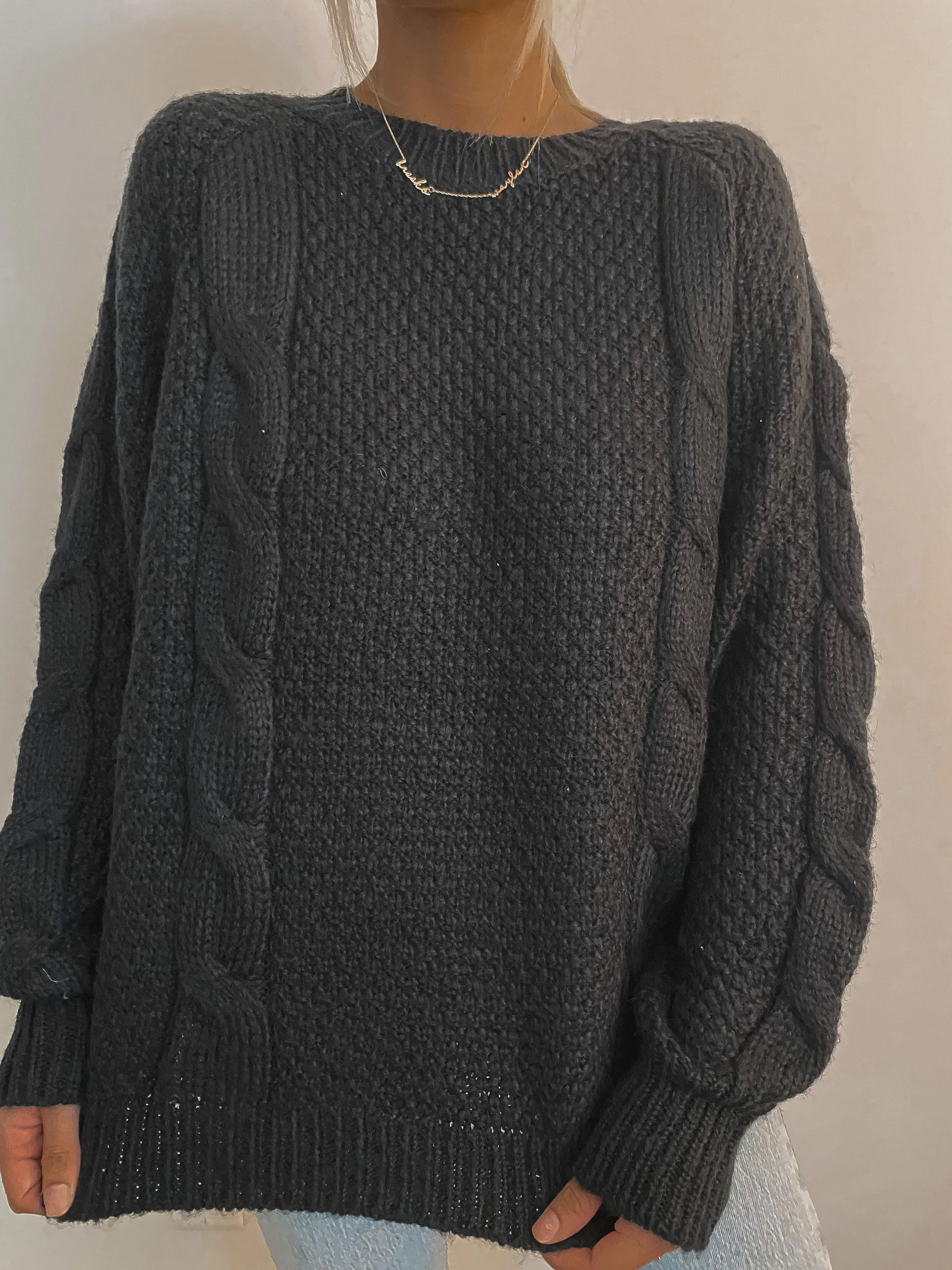 Cable Knit Pullover