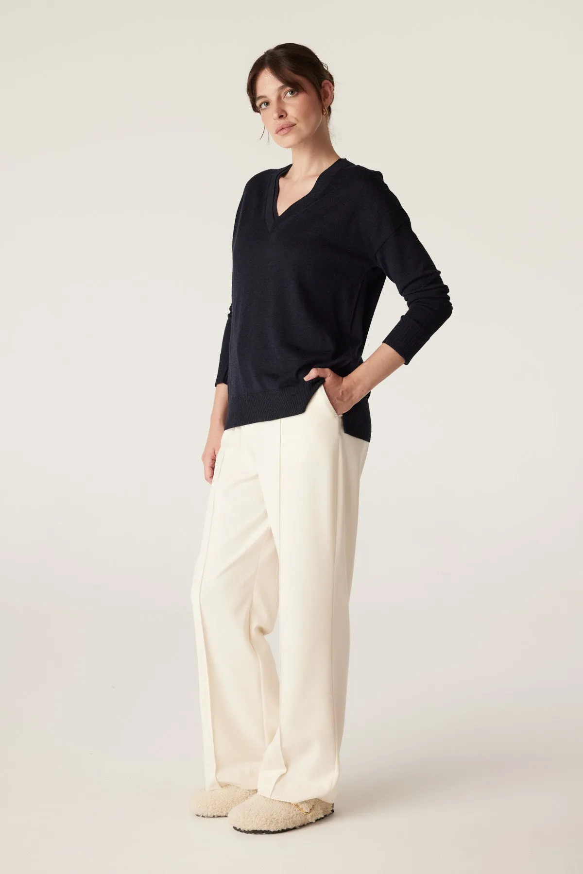 CABLE Saxon Fine Merino Knit