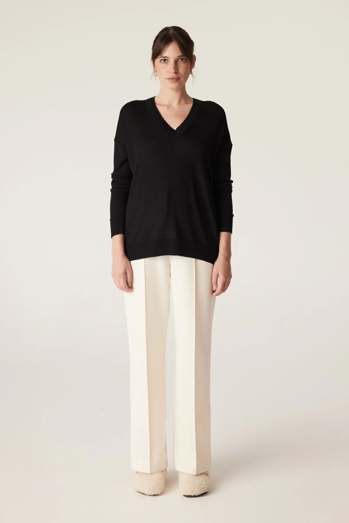 CABLE Saxon Fine Merino Knit
