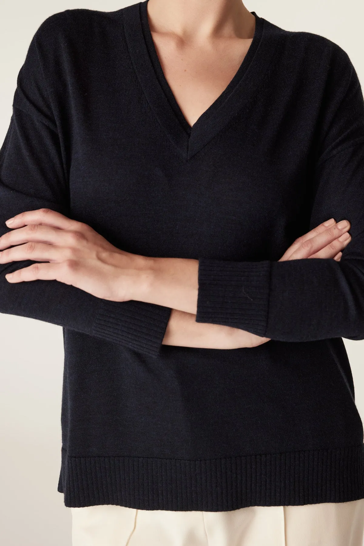 CABLE Saxon Fine Merino Knit