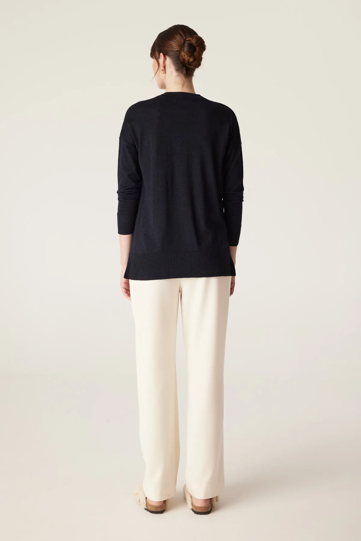 CABLE Saxon Fine Merino Knit