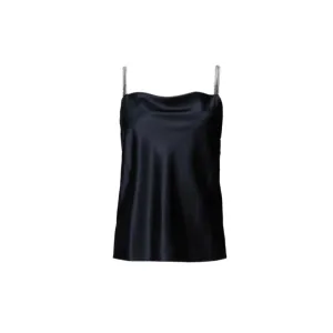CAMI Women's Black Casual Iron Top #978 XS NWT