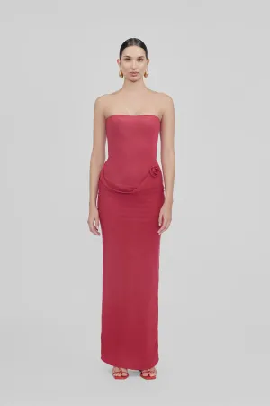 Campano Body Dress Crimson