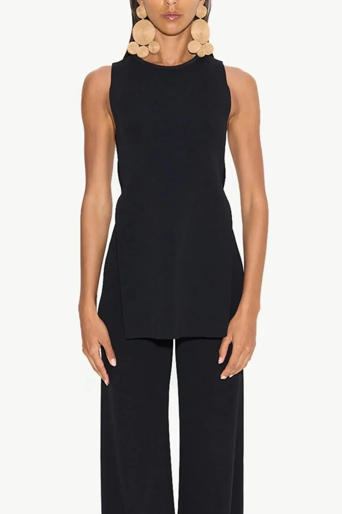 Canoga Knit Top in Black
