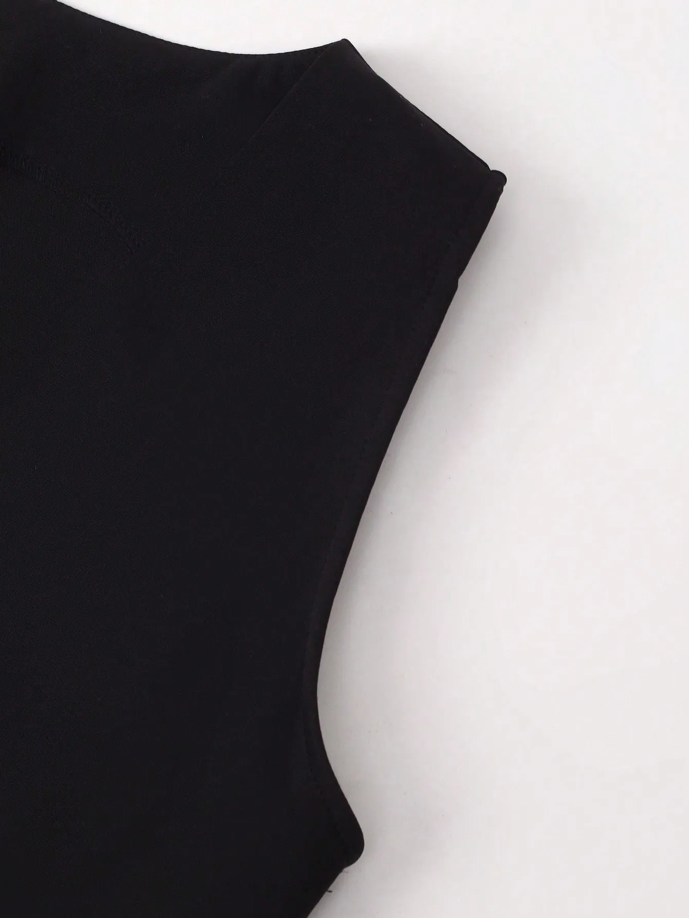 Chaleco De Traje De Negocios Plisado Para Mujeres