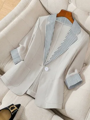 Chaqueta casual de mujer Cherry Vibes para otoño/invierno