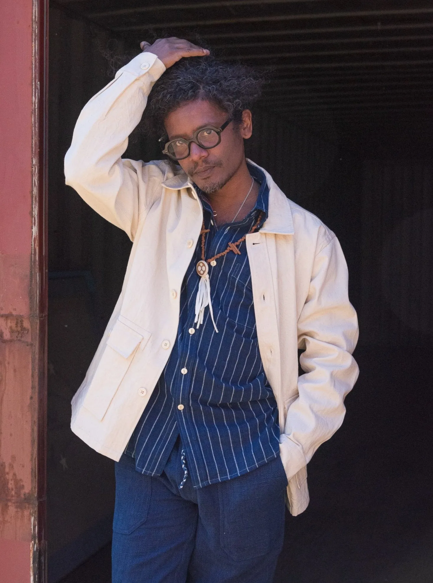 Chore Coat in Natural Twill