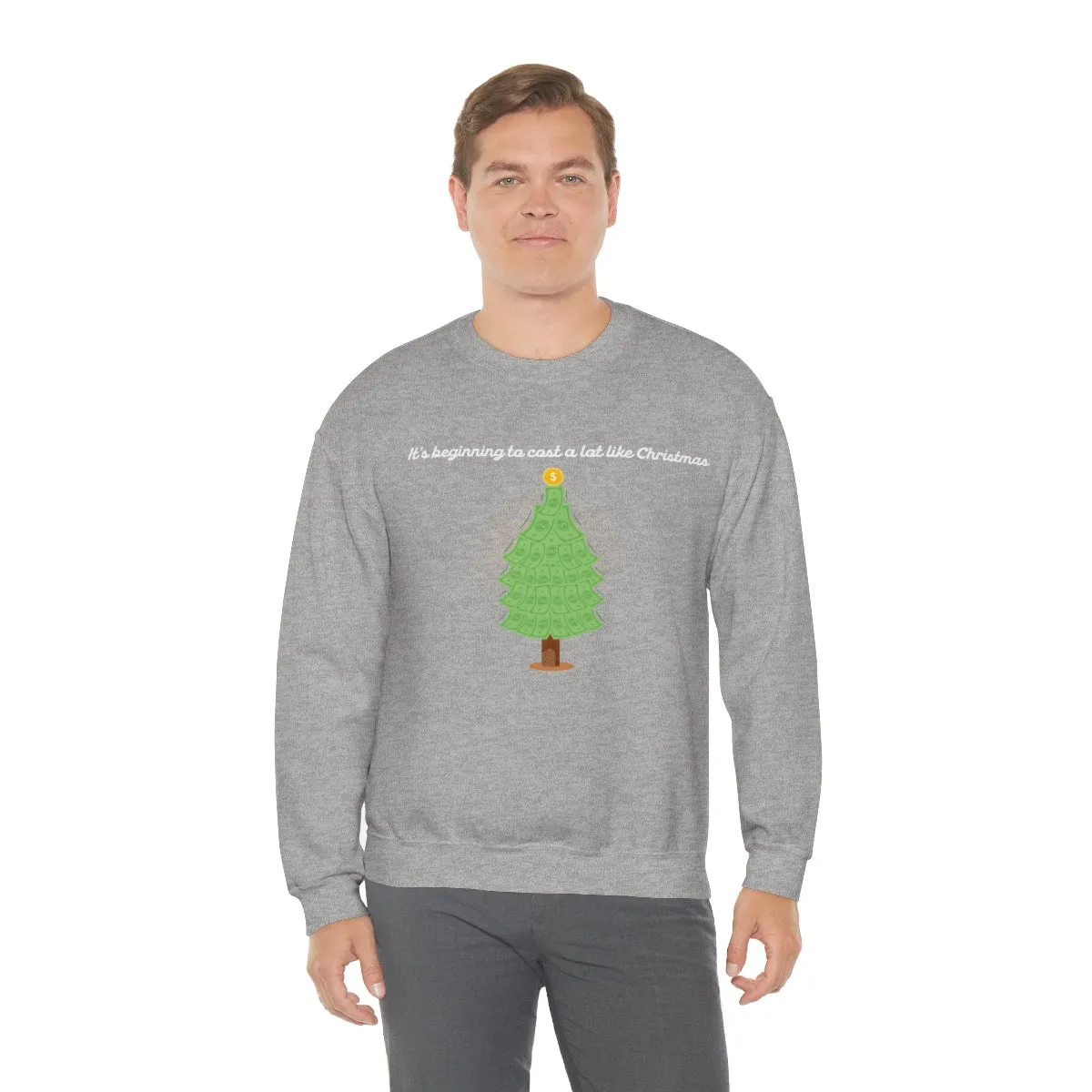 Christmas Shopping Crewneck Sweatshirt | Christmas Gifts | Fun Christmas Products | Gifts for Him | Gifts for Her