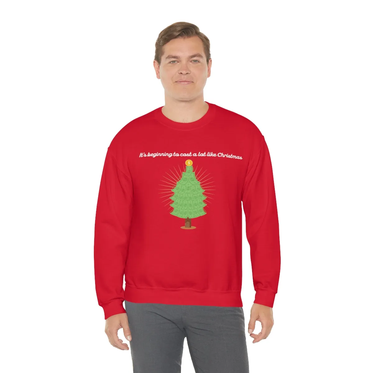 Christmas Shopping Crewneck Sweatshirt | Christmas Gifts | Fun Christmas Products | Gifts for Him | Gifts for Her