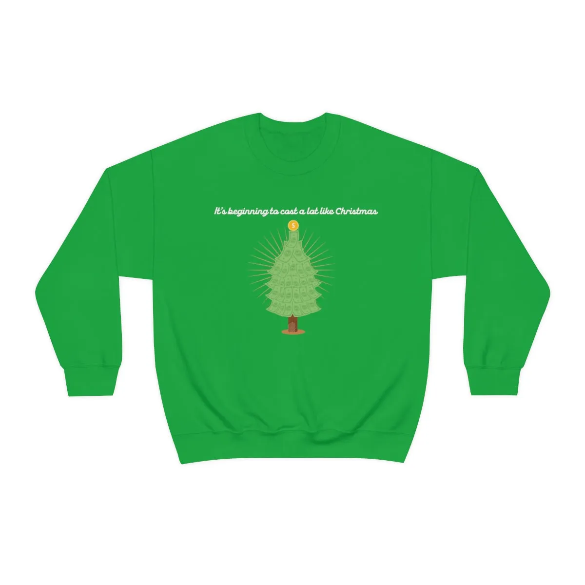 Christmas Shopping Crewneck Sweatshirt | Christmas Gifts | Fun Christmas Products | Gifts for Him | Gifts for Her