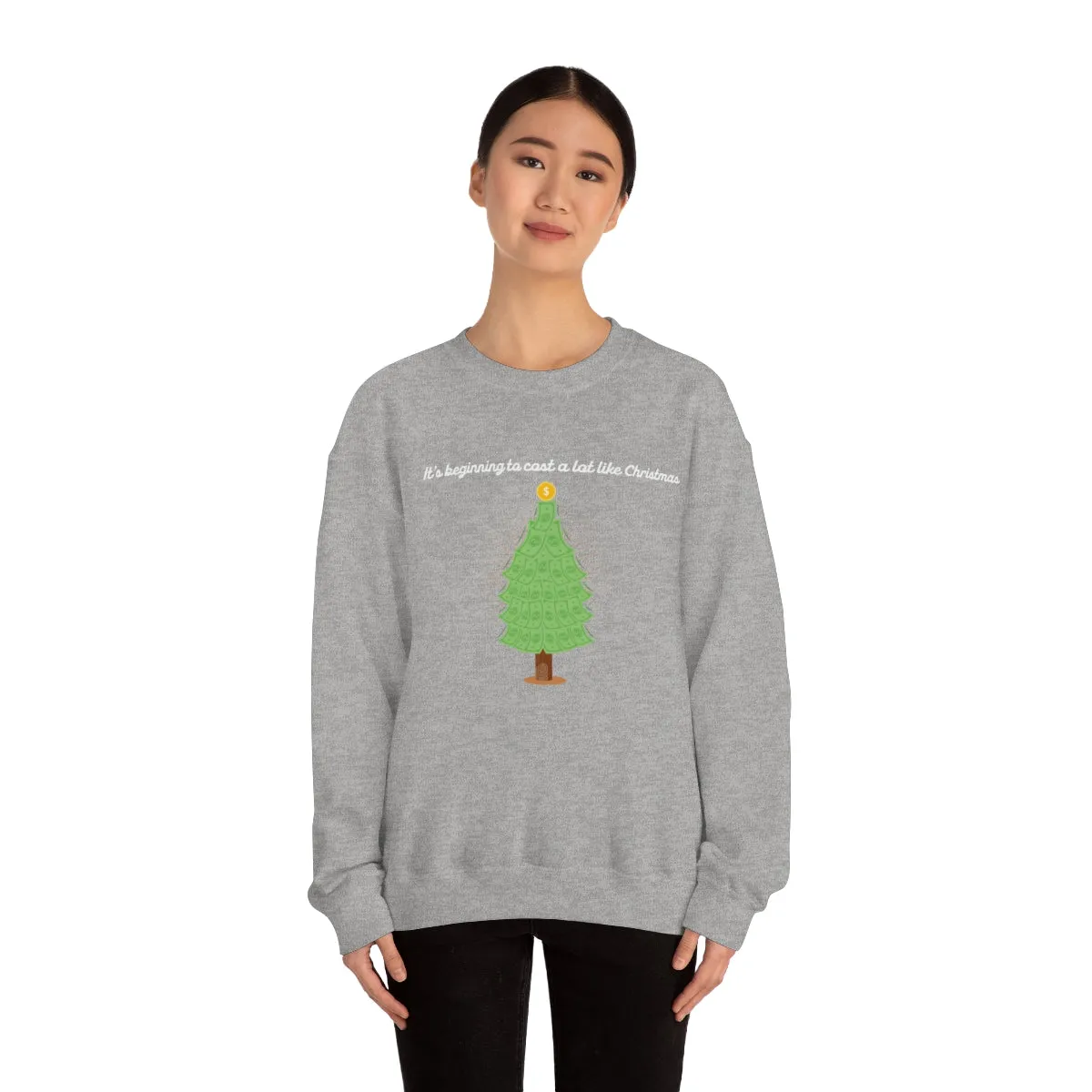 Christmas Shopping Crewneck Sweatshirt | Christmas Gifts | Fun Christmas Products | Gifts for Him | Gifts for Her