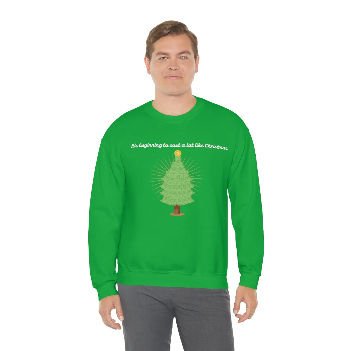 Christmas Shopping Crewneck Sweatshirt | Christmas Gifts | Fun Christmas Products | Gifts for Him | Gifts for Her