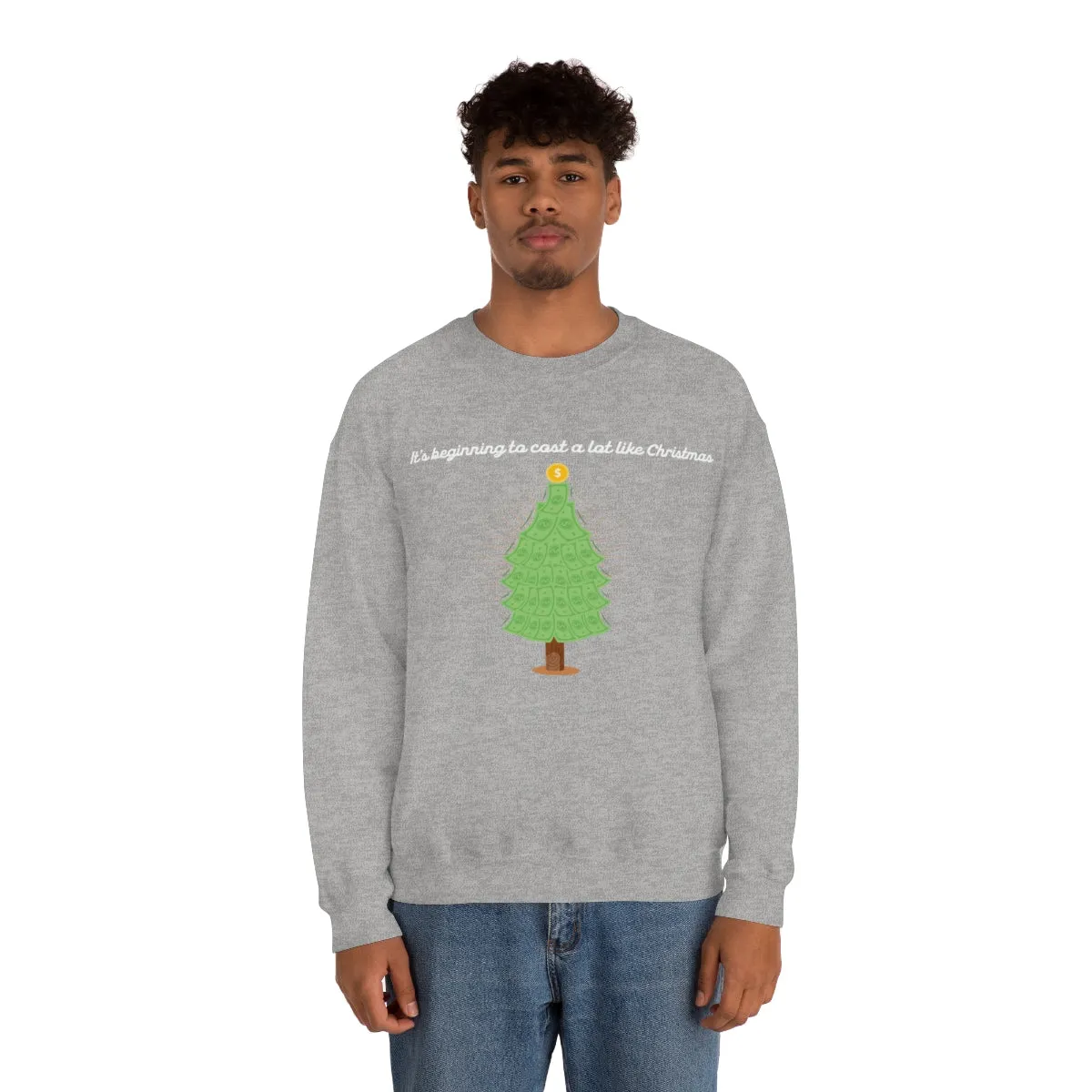 Christmas Shopping Crewneck Sweatshirt | Christmas Gifts | Fun Christmas Products | Gifts for Him | Gifts for Her