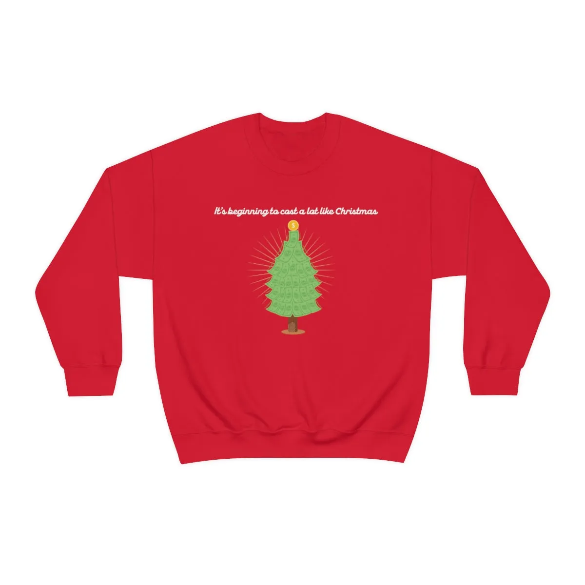 Christmas Shopping Crewneck Sweatshirt | Christmas Gifts | Fun Christmas Products | Gifts for Him | Gifts for Her