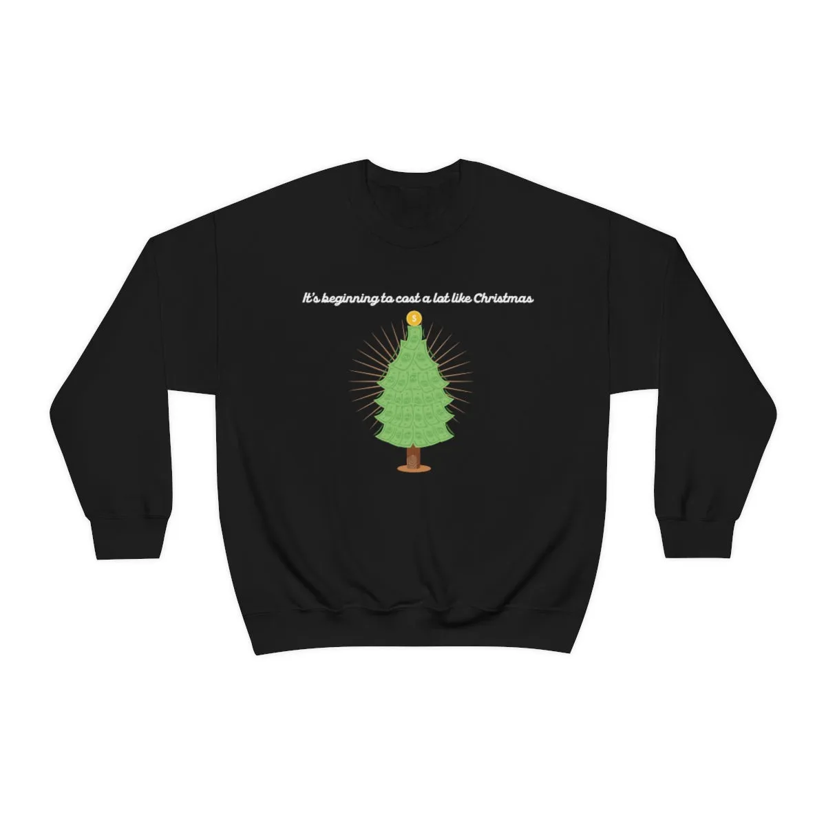 Christmas Shopping Crewneck Sweatshirt | Christmas Gifts | Fun Christmas Products | Gifts for Him | Gifts for Her
