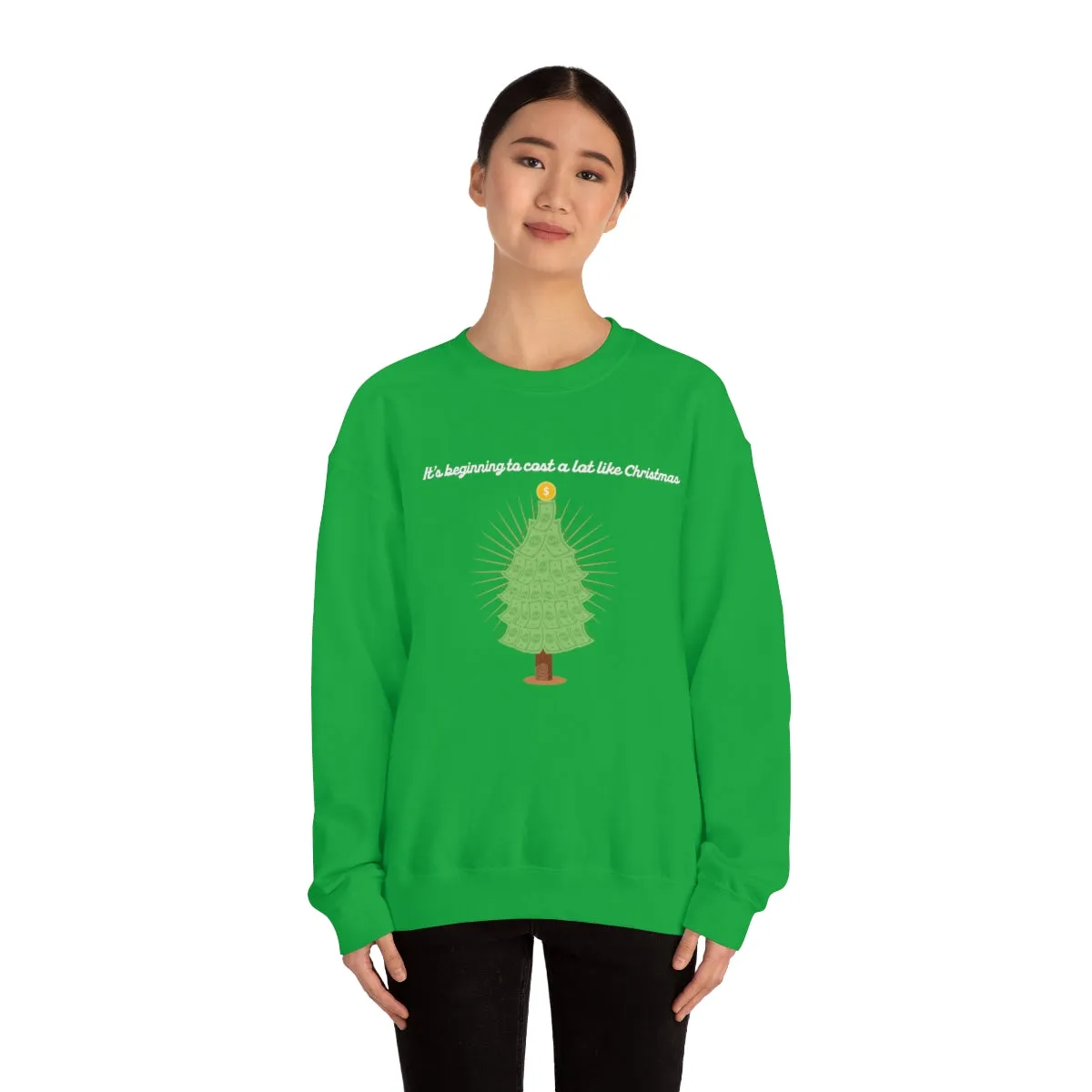 Christmas Shopping Crewneck Sweatshirt | Christmas Gifts | Fun Christmas Products | Gifts for Him | Gifts for Her