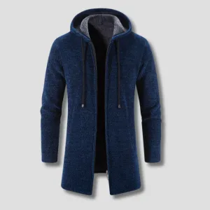 Christo | Men's Casual Long Hooded Jacket