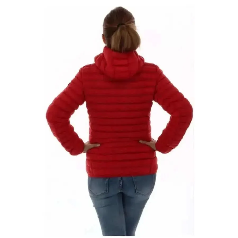 Ciesse Piumini Women's Red Long Hooded Jacket