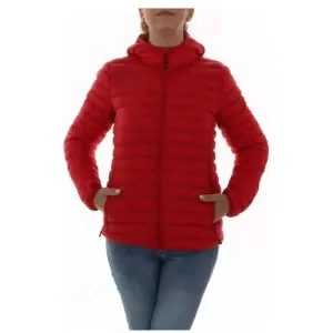 Ciesse Piumini Women's Red Long Hooded Jacket