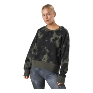 Clara Crewneck Cinder Tie Dye