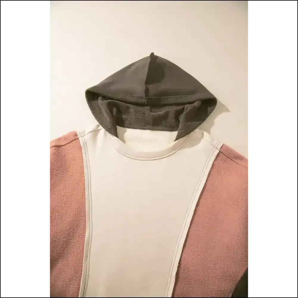 Color Block Long Sleeve Hoodie
