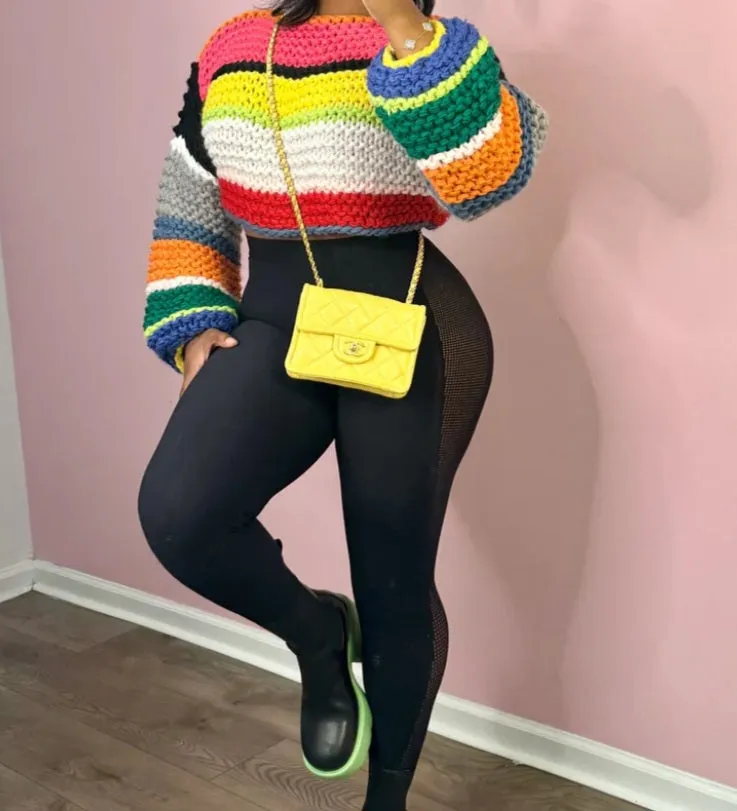 Color Pop Knit Sweater
