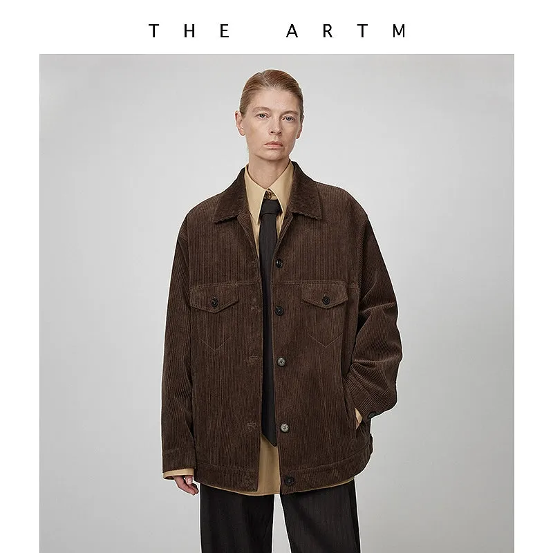 Corduroy Detachable Liner Jacket & Vest Set