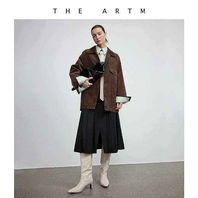 Corduroy Detachable Liner Jacket & Vest Set