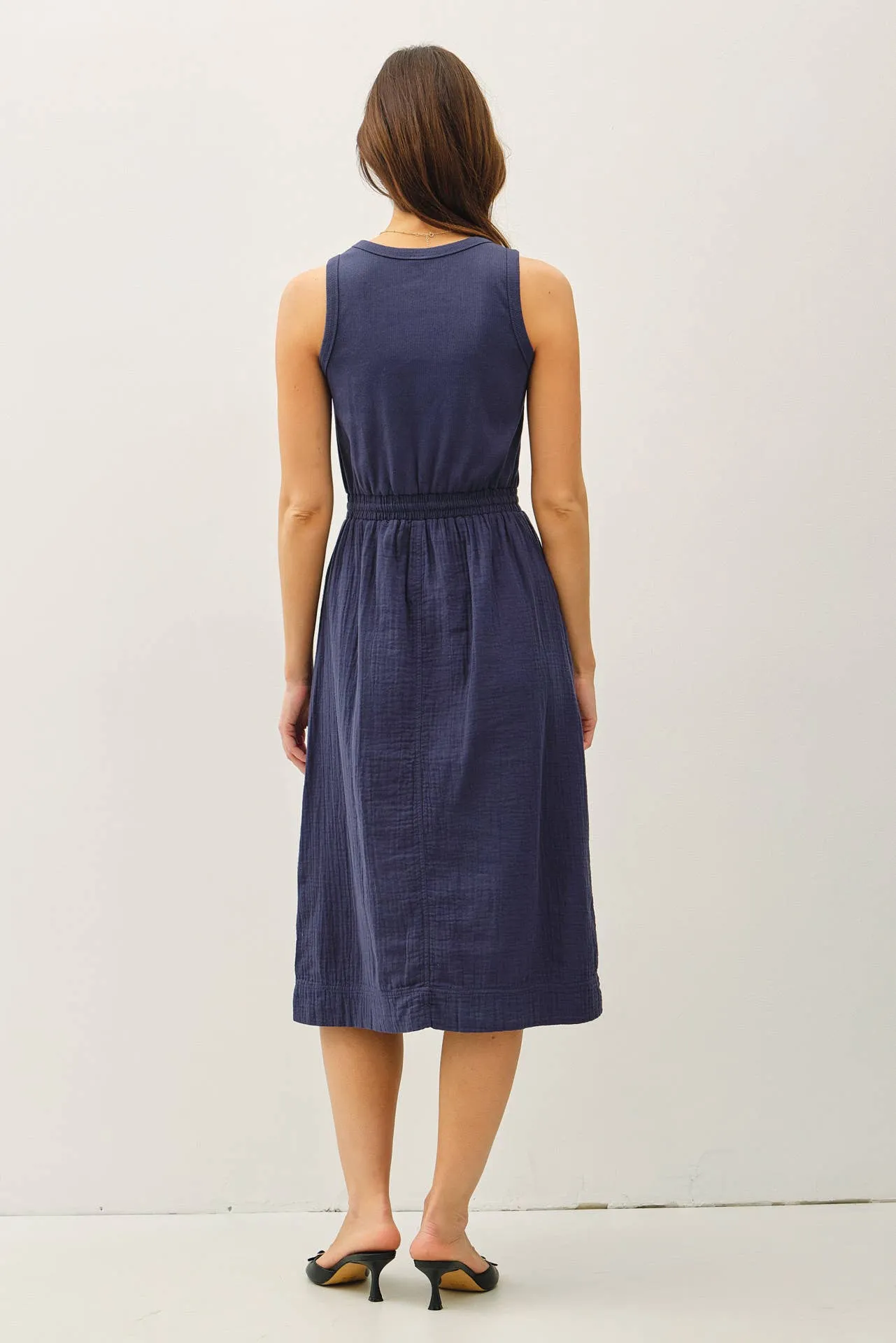 Cotton Gauze Tank Dress