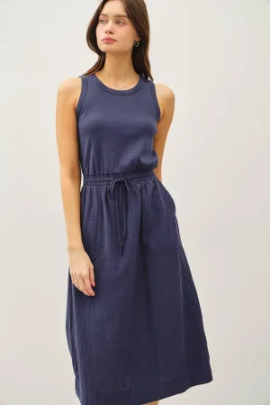 Cotton Gauze Tank Dress