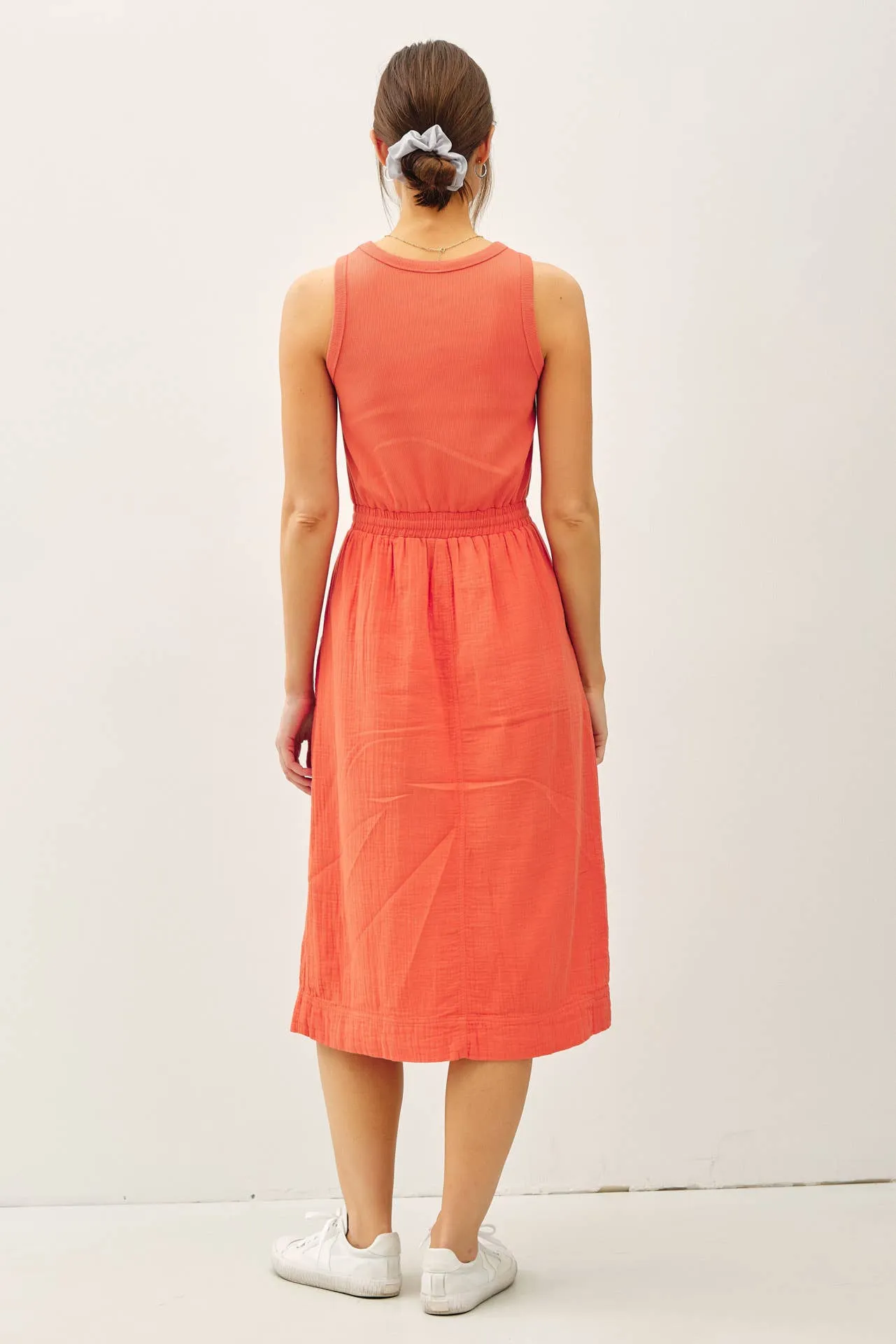 Cotton Gauze Tank Dress