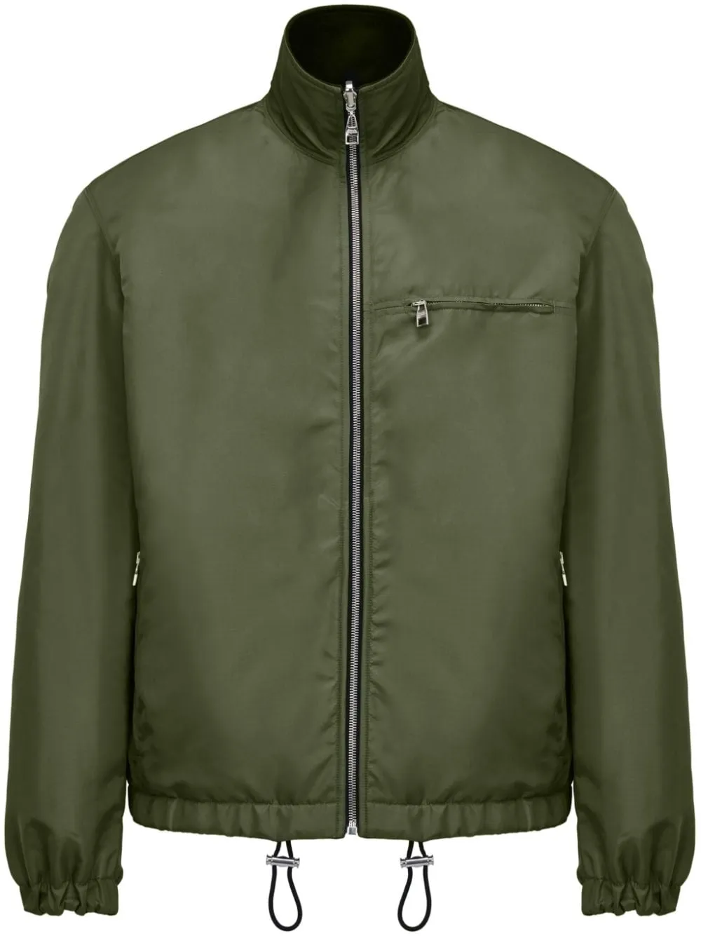 Cotton reversible zipped jacket