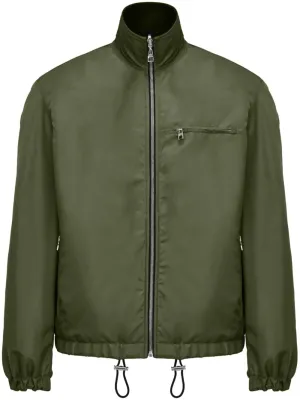 Cotton reversible zipped jacket