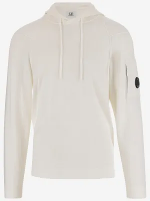 CP Company Sea Island Cotton Sweatshirt med logotyp