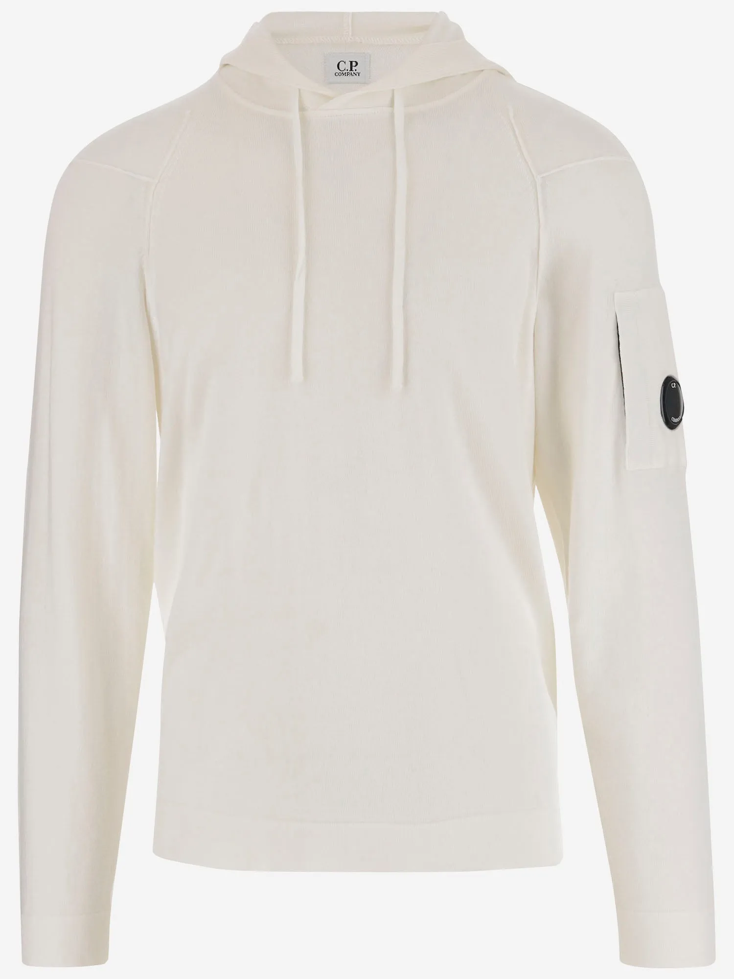 CP Company Sea Island Cotton Sweatshirt med logotyp