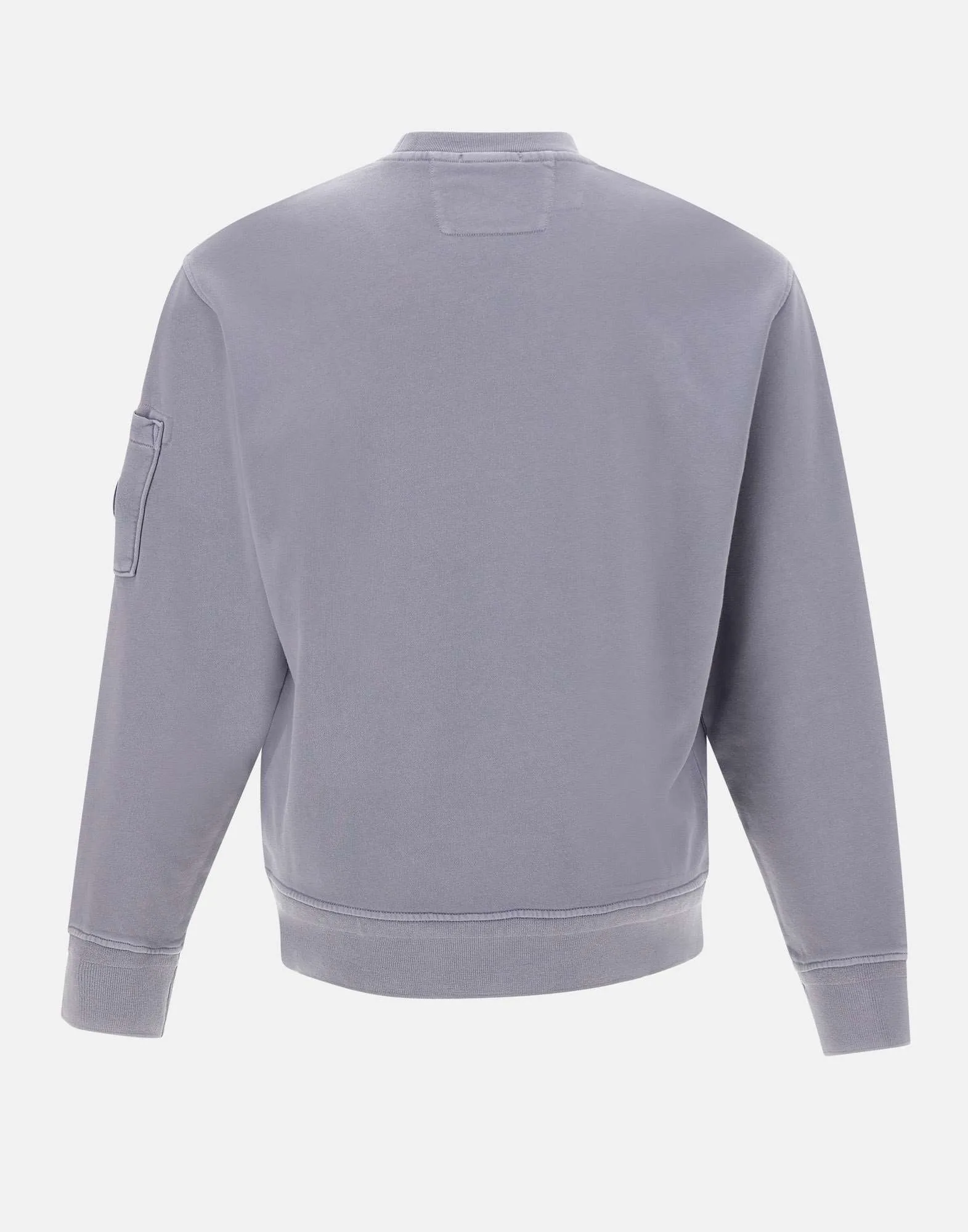 C.p. Företag bomullsdiagonal fleece crewneck tröja