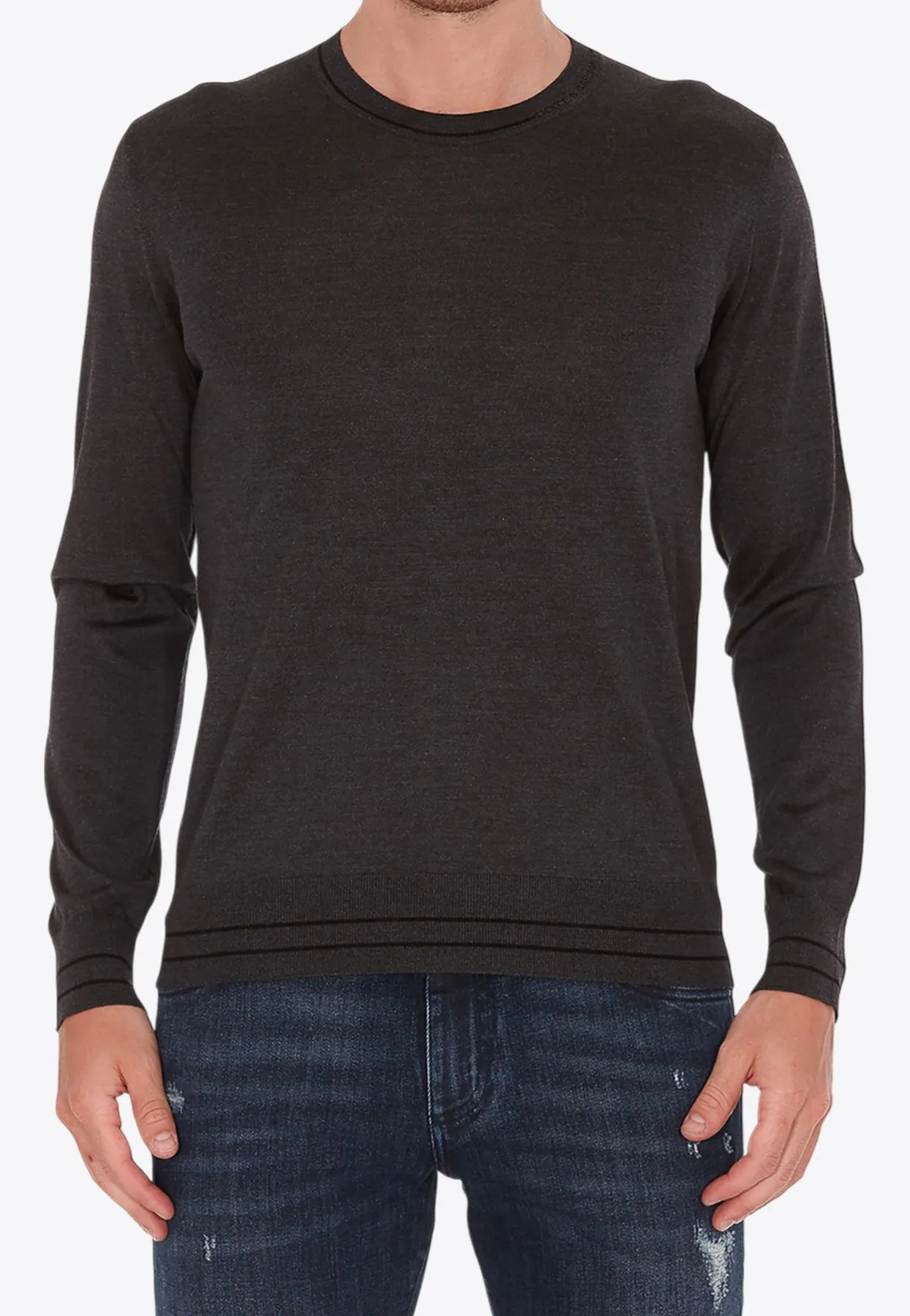 Crewneck Silk Sweater