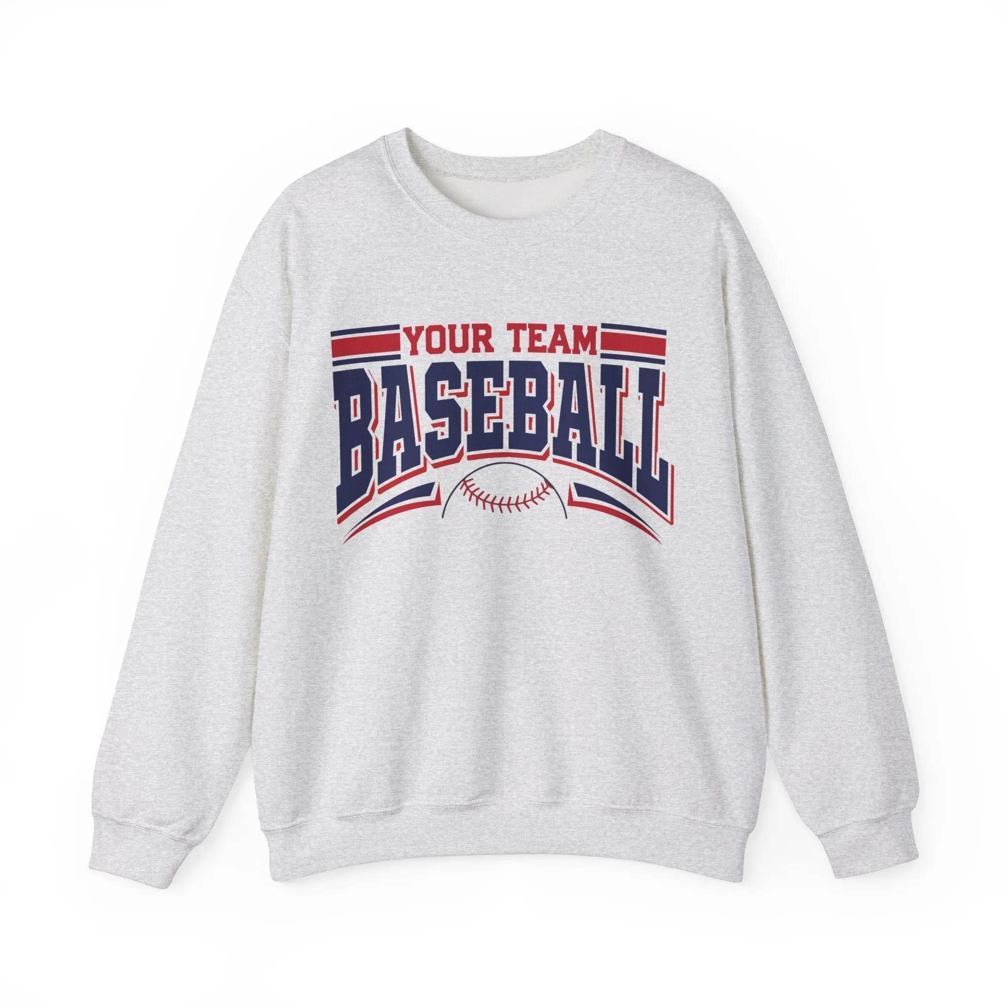 Custom Baseball Sweatshirt, Personalized Baseball Sweatshirt, Baseball Team Name Sweater, Game Day Crewneck, Baseball Mom Sweatshirt